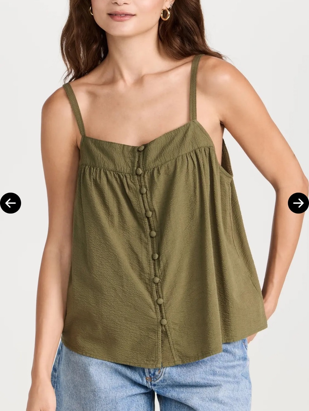 Faherty Marina Seersucker Top
